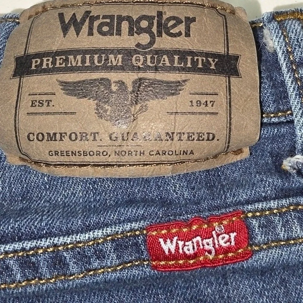 Wrangler Kids Jeans Size‎ 10 Slim Classic Straight Adjustable Waist 5 Pocket